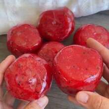 Squishy-Handmade Watermelon Slushy, Press One Hole With Sand-Like Sound, Super Soft And Easy To Squeeze With Crisp Sound, ASMR Sound-Controlled Toy, Suitable For Teenagers And Adults To Relieve Stress - Birthday Gift - Holiday Gift - Party Gift, Christmas Gift First Choice Squeeze Toy - Multicolor - View 4