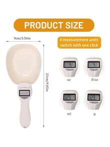 [Best Seller] High Precision 500g Measuring Spoon Scale, Essential Kitchen Electronic Scale. Features Multi-Unit Conversion, Tare Function And Digital Display. Suitable For Weighing Pet Food. Battery Not Included. - Electronic scale spoons - View 9