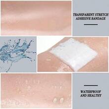 1/3 Roll Transparent Elastic Waterproof Bandage, Round Transparent Film, Transparent Tape, Shower Tattoo, Christmas Gift, Birthday Gift - Standard - View 9