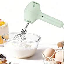 Pengocok Telur & Kocok Elektrik Isi Ulang - Tanpa Kabel, Portabel. Mixer Tangan Ringan dan Mudah Digunakan untuk Kue, Biskuit, Muffin, dan Lainnya - Sempurna untuk Pembuat Kue Rumahan dan Profesional - MultiWarna - View 5