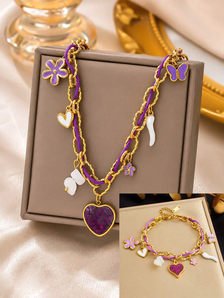 Clasp Style Charms - Multicolor - View 1