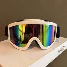 1pc Adult Ski Goggles Winter Skiing/Motorcycle Riding/Snowmobile Goggles Foam Comfortable Style Myopia Glasses Ski Goggles Outdoor Sports Goggles - Multicolor - View 8