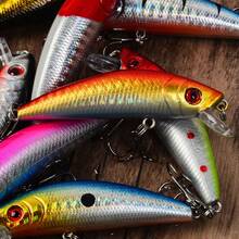 Set Umpan Ikan Kecil Tenggelam 10 Buah, Umpan Keras Bionik, Kombinasi Umpan Pancing Ikan Bass & Ikan Perch untuk Lemparan Jauh di Air Tawar - MultiWarna - View 6