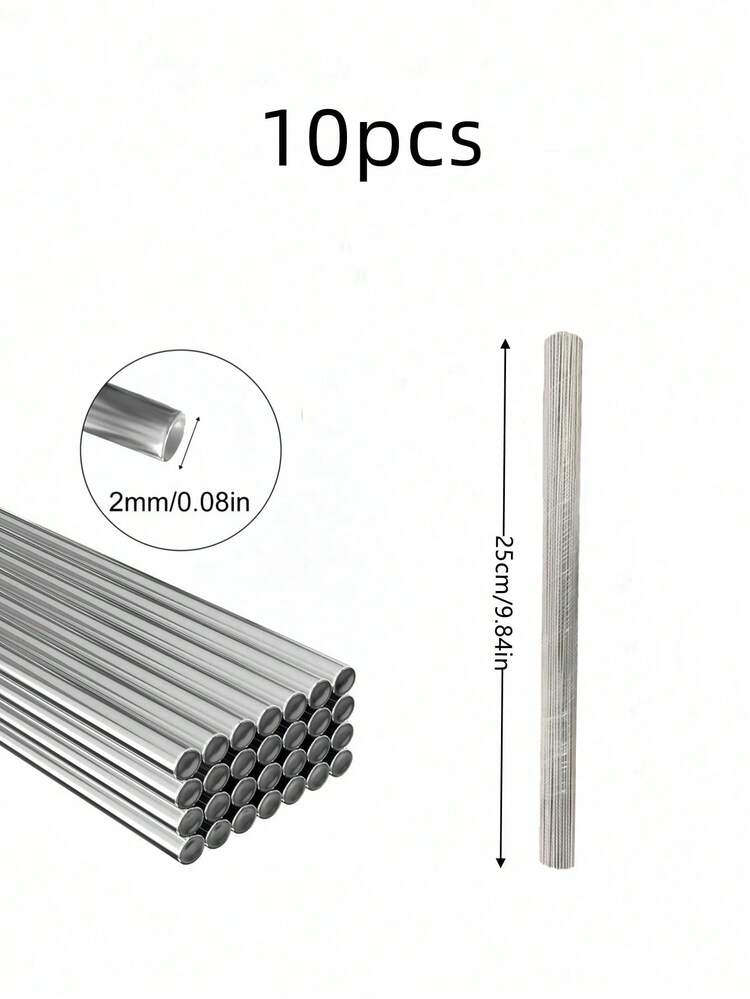 10/20/50/5pcs Aluminum Welding Rods Diameter 0.08in, Low Temperature Aluminum Core Welding Rods, Used For Stainless Steel And Aluminum Material Welding Machine Repair, Low Temperature Meltable Welding Wire, No Flux Required, Suitable For Copper, Iron, Aluminum - Multiple Specifications - View 7