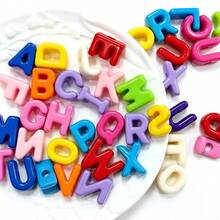 240g (About 90Pcs) High-Quality Multicolor Large Through Hole Mixed Acrylic Alphabet Loose Beads Random Mixed Color Letter Beads, Versatile DIY Beading Materials For Handmade Crafts And Creative Accessory Projects, Items Are Shipped At Random - Multicolor - View 5