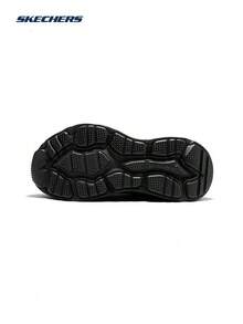 Skechers Men's MAX CUSHIONING High-Bounce Lightweight Thick-Sole Shock-Absorbing Commuter Casual Sports Shoes - Black - View 4