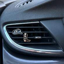 2pcs Cowboy Hat & Boot Car Vent Clip Set: Western Car Charms - A - View 1