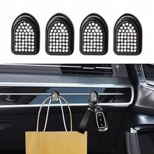 2 piezas Ganchos mini de strass para coche, ganchos para el salpicadero y asiento del coche, decoración interior de coche con strass brillante - A - Ver 6