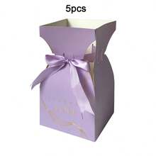 5pcs Birthday New Year Christmas Party Flower Box Fresh Flower Bouquet Packaging Box Floral Arrangement Materials Fresh Flower Handbag Flower Basket Handheld Flower Box - Gift Box - View 16