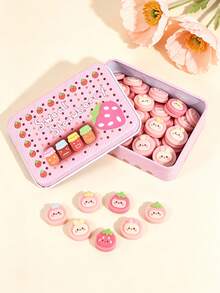 2 piezas Cajas de almacenamiento rectangulares creativas de hojalata, cajas metálicas pequeñas para tarjetas postales de regalo - Multicolor - Ver 3