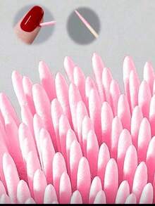 10/100/300/500pcs Double-Ended Nail Polish Applicator Sticks, Small Double-Ended Eyebrow Makeup Applicator Tools, Approx. 100pcs/Pack (Packaging Options 1/2/3/5 Packs) - / - View 10