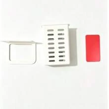 1pc/2pcs Wall-Mounted Toothbrush And Toothpaste Holder, Suitable For Bathroom, Available In White, Black And Transparent, Can Store Combs, Razors And Shower Gel, No Drilling Required, Home Bathroom Decor - Multicolor - View 11