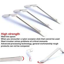 3/6/9/12pcs Bicycle Tire Lever Tire Spoon Iron Replacement Tool, Bicycle Tire Lever High-Grade Stainless Steel Rod Repair Bicycle Tube, Best Tire Replacement Tool - A - View 3