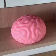 Tachimi 1 Peça Novo Brinquedo de Apertar Gigante Extra Grande em Forma de Cérebro para Alívio do Estresse - Bola de Gelatina de Cérebro com Rebote Lento para Apertar para Liberação Emocional e Modelagem - Presente de Aniversário - Presente Ideal - Presente - Presente - Brinquedo de Apertar - Essencial para Alívio do Estresse - Multicolorido - Visão 9