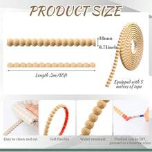 Flexible PVC Decorative Trim, Easy Bend Peel And Stick Molding For Mirror, Frame, Cabinet, Wall, Bathroom Backsplash And Home DIY Decor - Brown - View 10