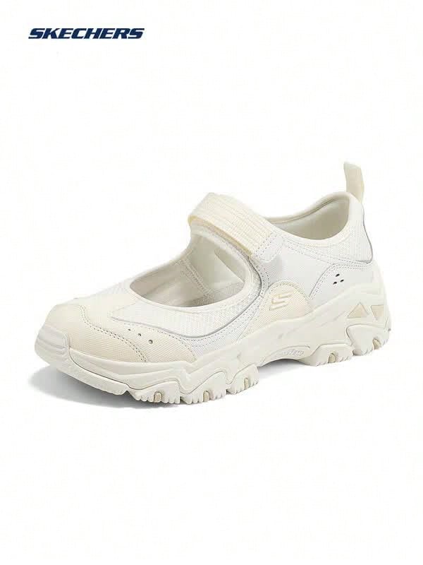 Skechers Women's Velcro Mary Jane Platform Chunky Dad Sneakers - White - View 1