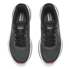 Skechers Sepatu Lari Kasual Ringan Bersol Tebal dan Bantalan ELEVATE untuk Wanita - Hitam/Merah Muda - View 4