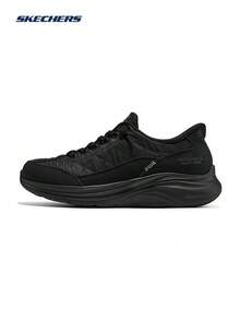 Skechers Women's Slip-Ins Hands-Free Heel-In Walking Shoes - Black - View 6
