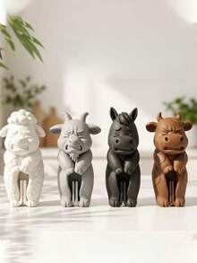 3D Printed Animal Farm Bag Clips, Cute Refrigerator Magnets, Moisture-Proof Sealing Clips, Kitchen Snack & Seasoning Storage Accessories - Multicolor - View 12