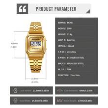 SKMEI 2589 Fashion Women's Watch Luxury 3Bar Waterproof Small Dial Digital Women's Watch - one-size - View 11