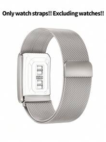 Magnetic Milanese Metal Band + Frame For 5.0 One/Peak/MG, Stainless Steel Adjustable Wristband, Charging Requires Detachment - Multicolor - View 17