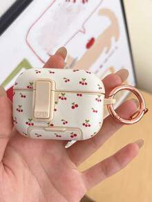 Casing Earphone Cherry Hunting Dog dengan Motif Polka Dot dan Pita, Dilengkapi Fungsi Saklar, Jendela Pop-Up dengan Penyangga untuk Mencegah Jatuh, Kompatibel dengan 4 Pro, 2 Pro, 3 Pro. Tersedia dalam Berbagai Warna. Cocok Sebagai Hadiah untuk Musim Kembali ke Sekolah, Hari Valentine, Natal, dan Ulang Tahun. - MultiWarna - View 21