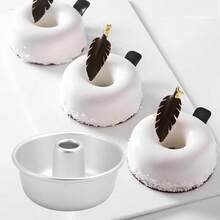Cake Molds – 4pcs Set Aluminum Non-Stick Pudding/Donut Molds, Easy To Clean, Suitable For High-Temperature Ovens, Perfect For Making Delicate Desserts, Baking Essential - View 5