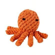 1pc Crochet Animal Dog Chew Toy Set, Handmade Soft Rope Knotted Cute Design, Suitable For Puppy Teething, For Dogs And Cats - Multicolor - View 8