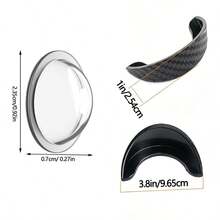 [Camera Rain Guard + Camera Lens Protector]Car Panoramic Camera Protective Cover, Rearview Camera Lens Guard, Dustproof, Scratch-Resistant, Shock-Resistant, High Definition And High Transparency, Does Not Affect Visibility, Suitable For Sedan And SUV Models, Vehicle Accessories - A - View 3