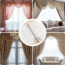 60pcs Stainless Steel Curtain Pleat Hooks, 4-Prong Pleat Clips, Suitable For Curtain Hooks, Drapery Pins, Curtain Clips, Window And Bathroom Curtain Pleaters, Stainless Steel Hooks - 60 Pieces - View 4