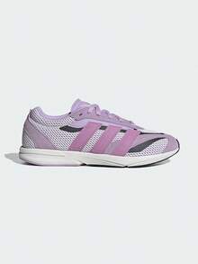 Adidas Spring/Summer Mesh Lightweight Sports Shoes Women's Fashion Versatile Comfortable Running Sneakers JS3201 - Purple/Black - View 1