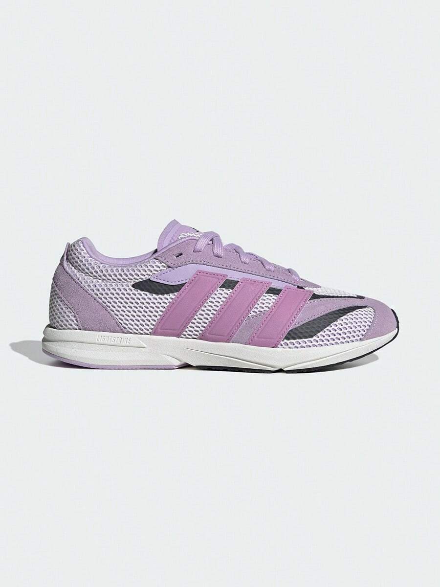 Adidas Spring/Summer Mesh Lightweight Sports Shoes Women's Fashion Versatile Comfortable Running Sneakers JS3201 - Purple/Black - View 1