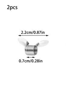 Bead Stopper Spring Clamp, Jewelry Making Bead Stopper, Spring Bead Clamp With White Handle, Creative Wire End Bead Clamp, Jewelry Making Tool To Prevent Beads From Falling, Suitable For Handmade Bracelets And Necklaces - Multiple Styles - View 11