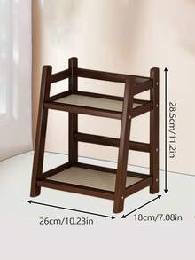 Kitchen Simple Multi-Function Home Storage Rack, Kitchen Cabinet Organizer, Desktop Woven Rattan Trapezoid Spice & Cup Holder, Cup Storage Rack - Multicolor - View 13