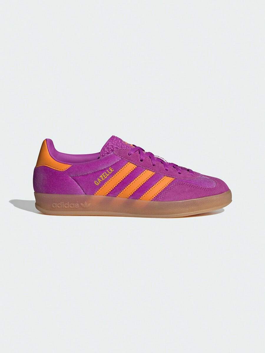 Adidas Women's Classic Retro Sports Shoes Spring/Autumn, Skate Shoes, T-Toe Training Shoes IH0277 - Orange-purple - View 1