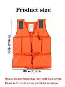 1 Professional Thickened Split-Type Life Jacket, Adult High-Buoyancy Design, Suitable For Swimming, Fishing, Boating, Flood Protection And Other Scenarios. Portable Life Jacket For Teenagers, Essential Beach Gear, Beach Accessories, Swim Rings And More. - Multicolor - View 7