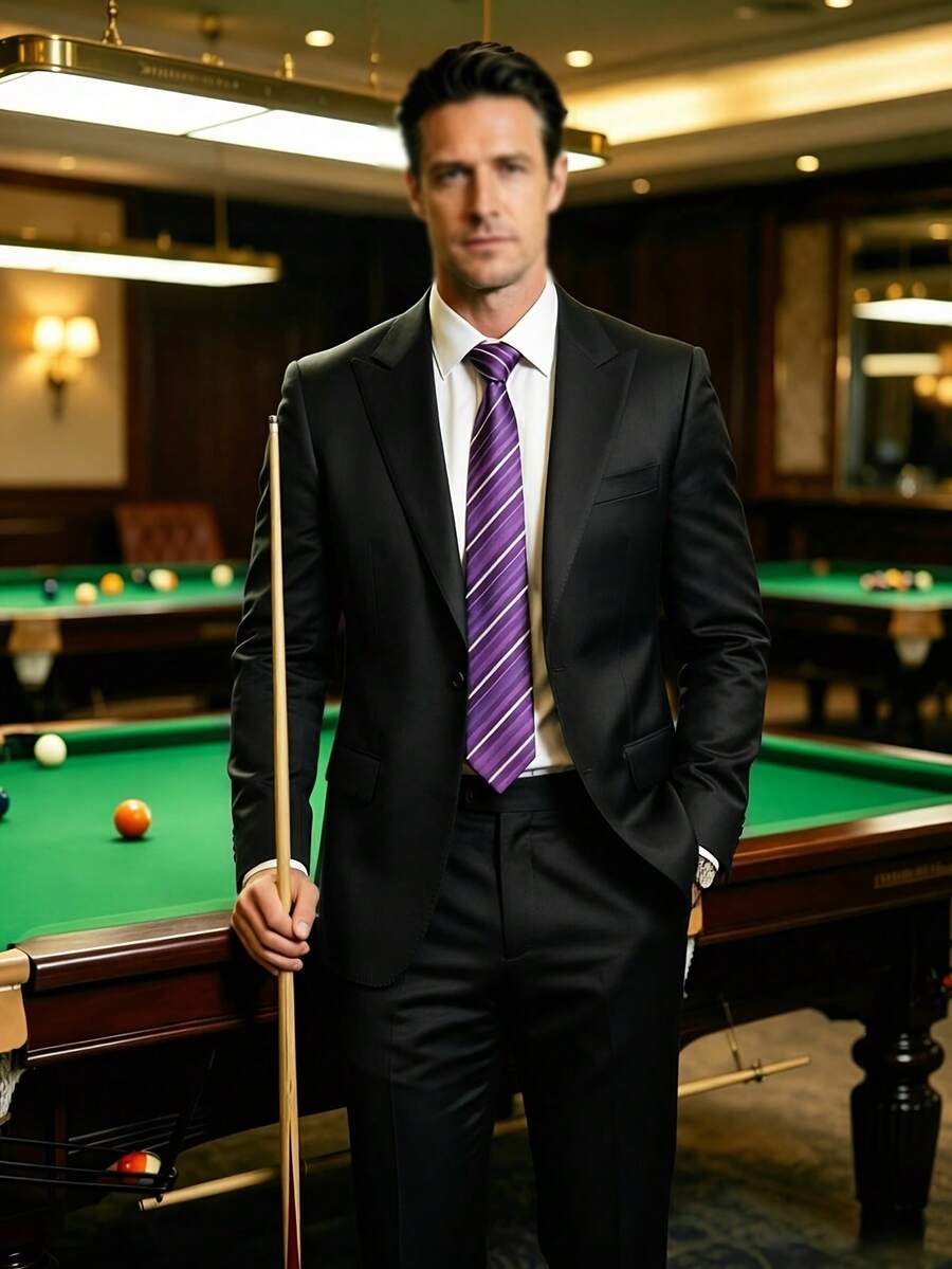 Men Suits - 黑色 - 查看 1