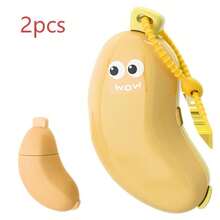 Alat Penyimpanan Perawatan Mulut Berbentuk Pisang, Mini Portabel "2-in-1". Kantong Pasta Gigi Silikon Terintegrasi, Dapat Menyimpan Pasta Gigi, Dengan Desain Tali Tarik, Praktis Untuk Menguras dan Menggantung, Cocok Untuk Perjalanan Bisnis dan Wisata, Dapat Juga Digunakan Sebagai Kotak Penyimpanan Kosmetik Portabel di Kamar Tidur. - MultiWarna - View 11