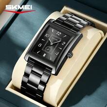 Skmei 2679 Hot Sell New Design Men Quartz Watch High Quality Stainless Steel Band Waterproof Simple Business Watch - one-size - View 6