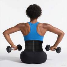 1pc Back Brace For Lower Back Men Women Breathable Back Support Belt Lumbar Support For Work, Running, Daily Activity - Multicolor - View 10