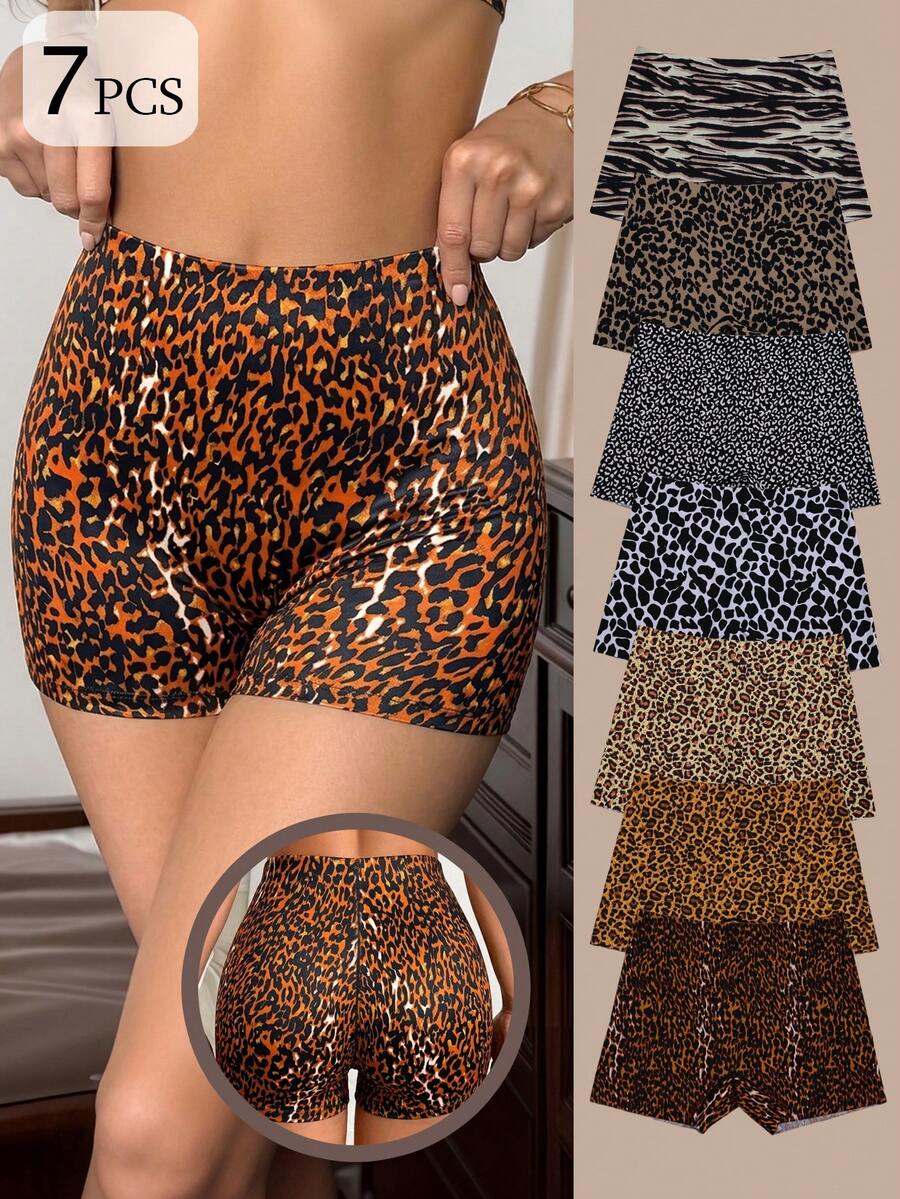 7pcs/Pack Girl's Multi-Color Fashion Hipster Panties - Multicolor - View 1