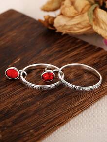 1 Pair Elegant Earrings For Women, Wedding, Engagement, Party Jewelry, Valentine's Day Gift - Silver - View 6