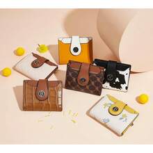 Women Wallet & Check Holder - 1-floral Yellow-gl - View 2