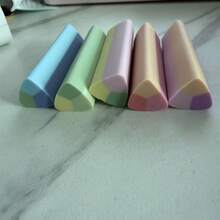 5PCS Triangle Eraser Set, Precision Pencil Erasers For Clean No-Smudge Erasing, Smooth Drawing & Sketching Tool For Art Supplies, School, Office & Daily Use - Colorful - View 5