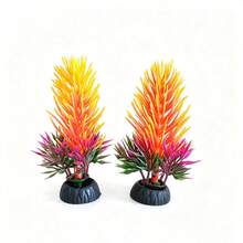 Artificial Aquarium Plants,Fish Tank Decor,Fish Tank Accessories Aquarium Decorations Plants, Fish Tanks Decoration Plants, Fish Tank Decor, Aquarium Decor Plastic Plants - Happy Aquarium - View 5