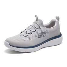 Skechers Men's Elastic Slip-On Walking Shoes/Lazy Shoes - Light Grey - View 2