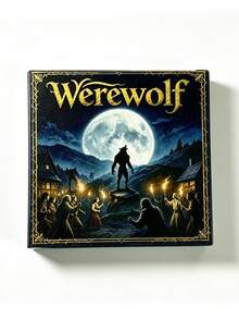 1 Box Of Werewolf Card Game, 24 Cards, With Rulebook; Social Deduction Strategy, Fast-Paced Family And Friends Party Game - Multicolor - View 12