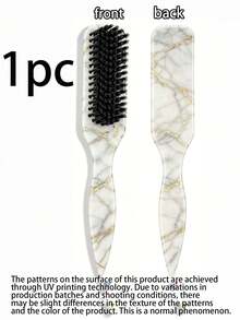 1pc Unscented Professional Hair Comb/Beard Brush, Hair Styling Tool, Edge Control Comb, Professional Smooth Back Comb With Cutting And Cleaning Functions, Smooth And Easy To Comb, Suitable For All Hair Types, Edge Control Comb, Professional Smooth Back Comb, Suitable For Creating Smooth Ponytails And Braids, Pointed Tail Styling Tool, Used For Fixing Flyaway Hair And Applying Side Beard Wax, Suitable For Bathroom Use, Scalp Massage, Back To School, Travel, Daily Use, Also An Excellent Gift For Friends And Family - Multicolor - View 11