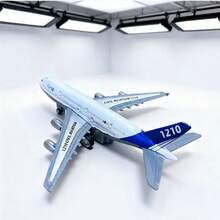 1pc Alloy Airplane Model Ornament, Holiday Gift, Desktop Decor, Cake Decoration, Military Enthusiast, Model Airplane Collector, Airplane Collectible, Sandbox Toy, Glider Style, Simulated Fighter Jet Model - Multicolor - View 10