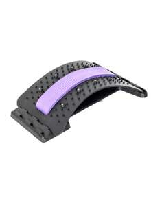 4-Level Adjustable Yoga Back Stretcher Featuring Lumbar For Yoga Waist Exercises Lumbar Support Plate With Massage Function For Upper And Lower Back Office Car Home Use Gym Accessories For Women Exercise Pilates Work Out Equipment For Home - Multicolor - View 14